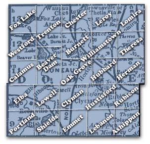 Dodge County Wi Township Map Dodge County Wi – Edward Langer History Site